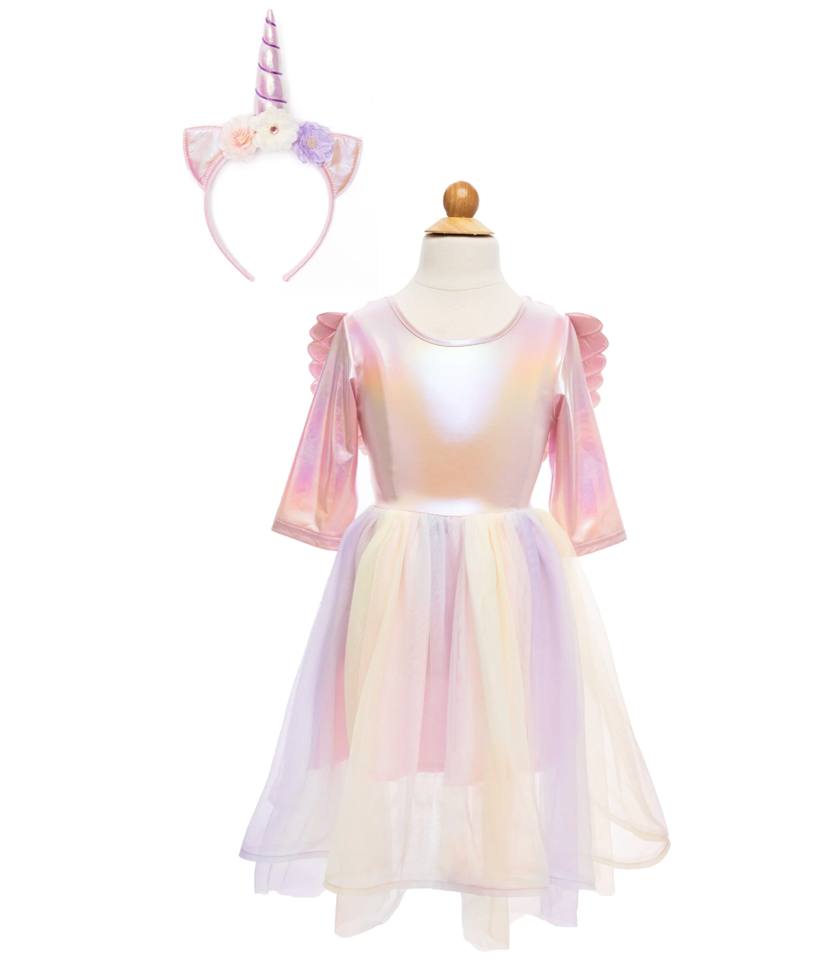 Alicorn Dress with Wings & Headband