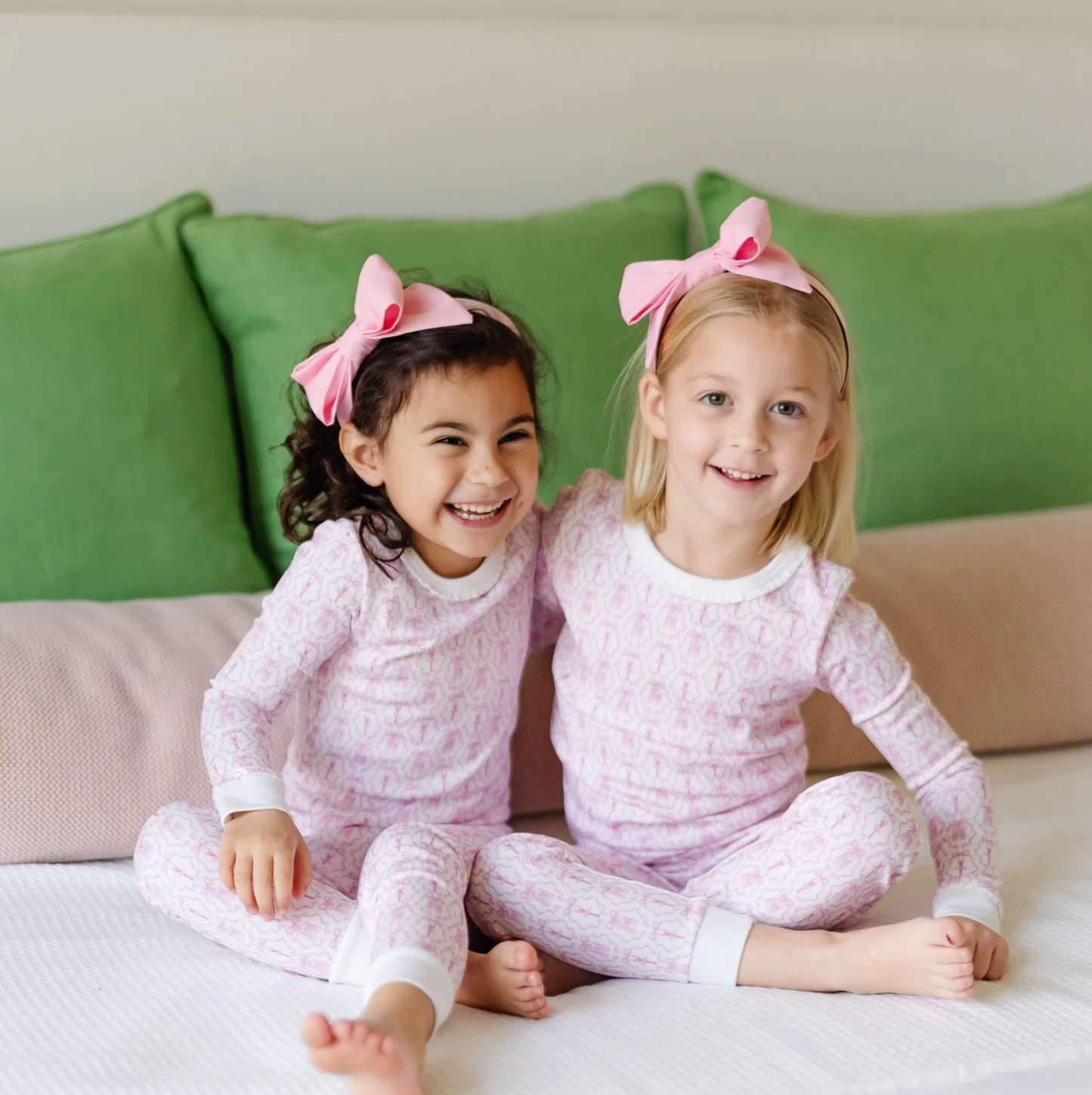 Ava Girls' Pajama Pant Set - Ballet and Bows