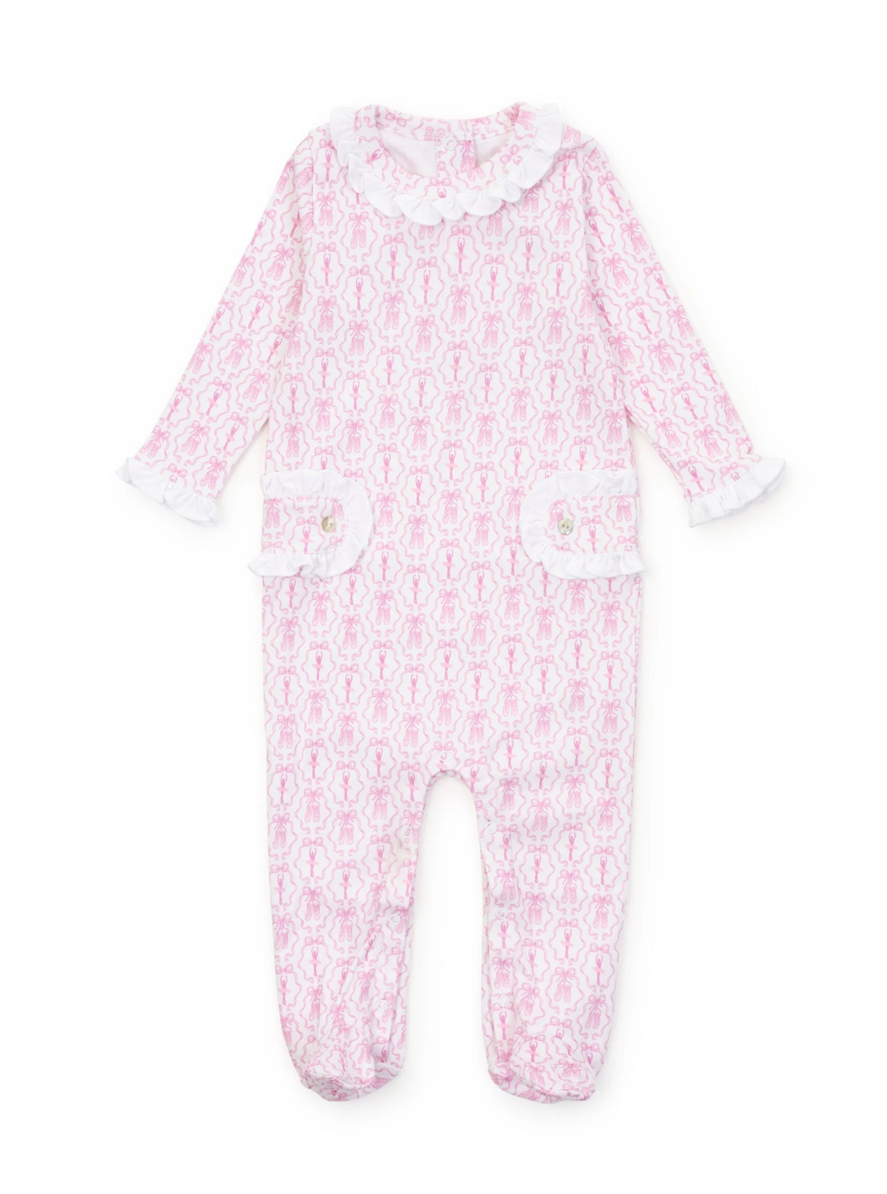 Lucy Girls' Romper - Ballet and Bows