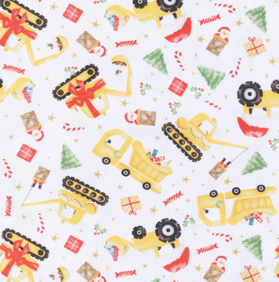 Santa's Construction Crew Long Pajamas