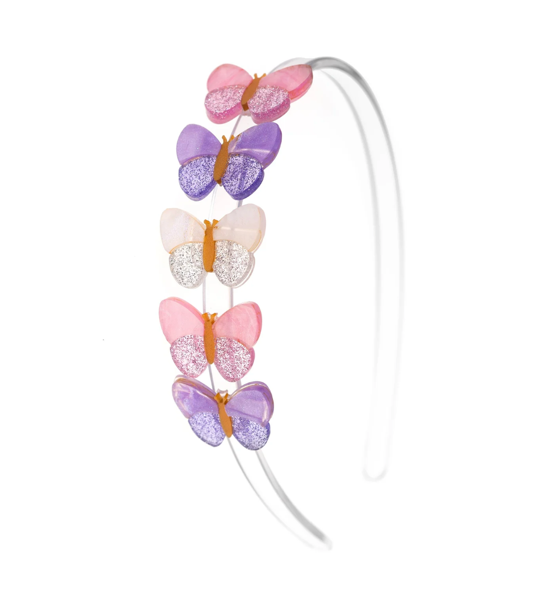Butterflies Shimmer Lilac Shades Headband