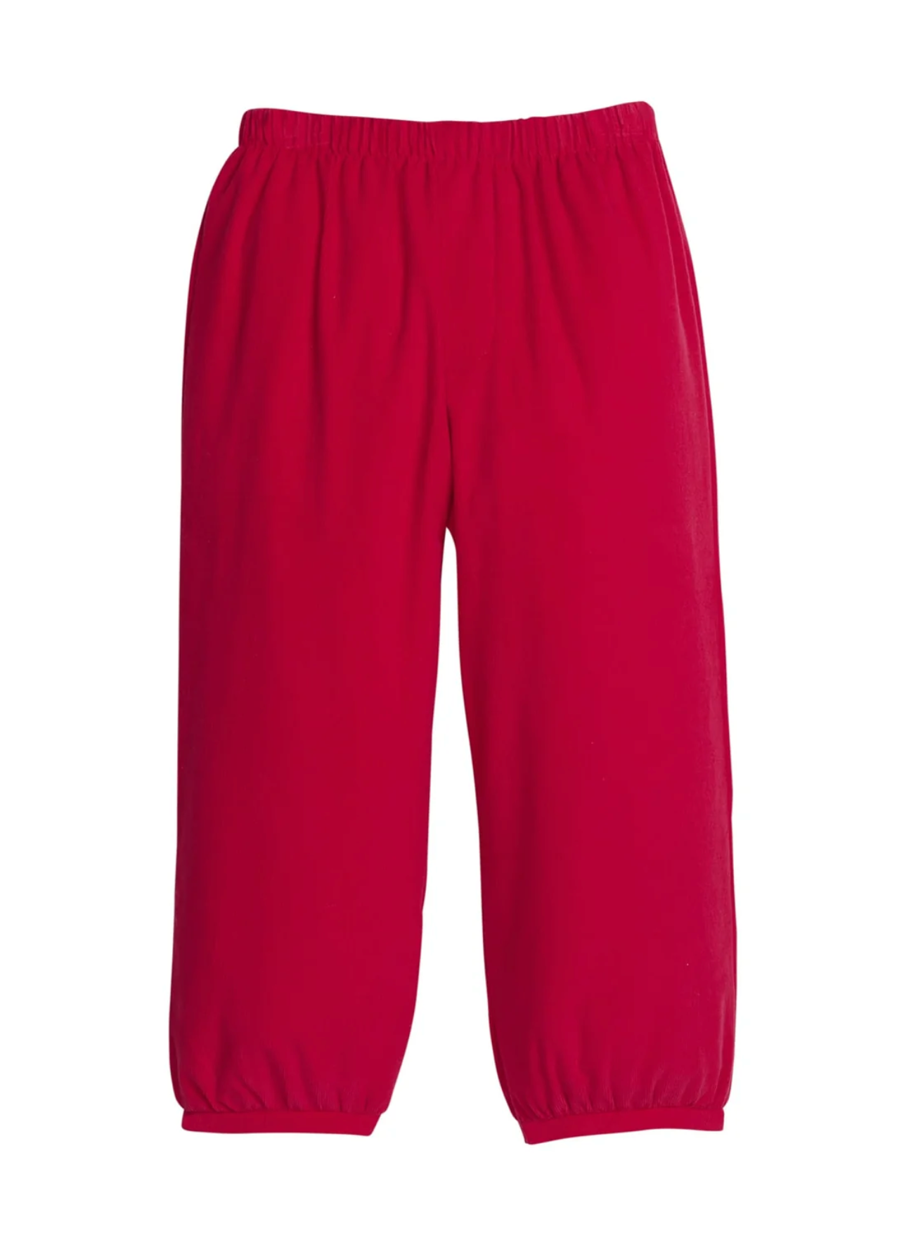 Banded Pants- Red Corduroy