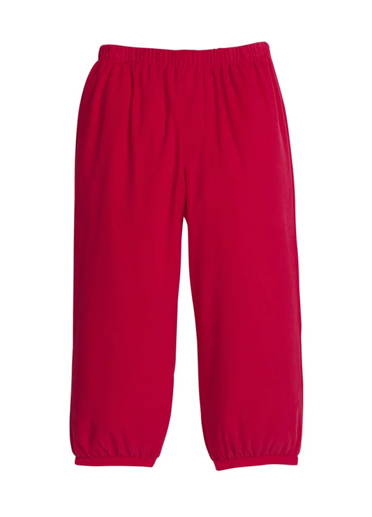 Banded Pants- Red Corduroy