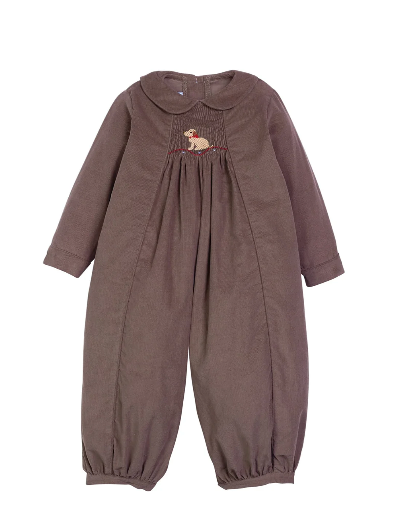 Chest Smocked Romper- Seated Lab