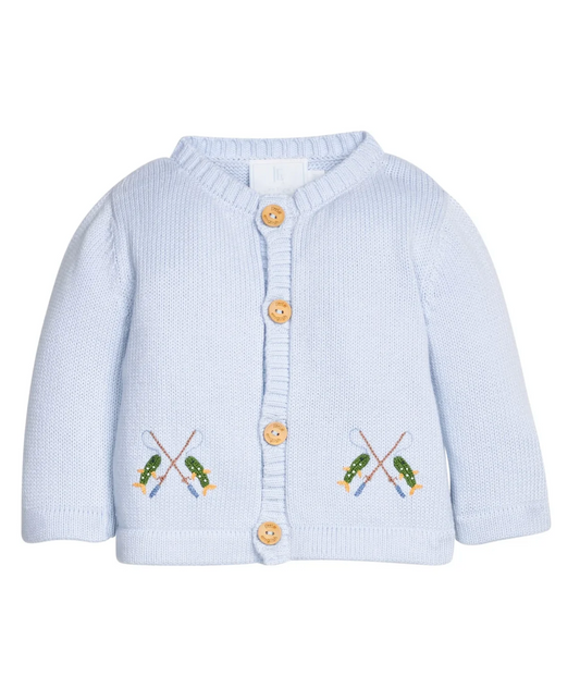 Crochet Cardigan - Fishing Rod