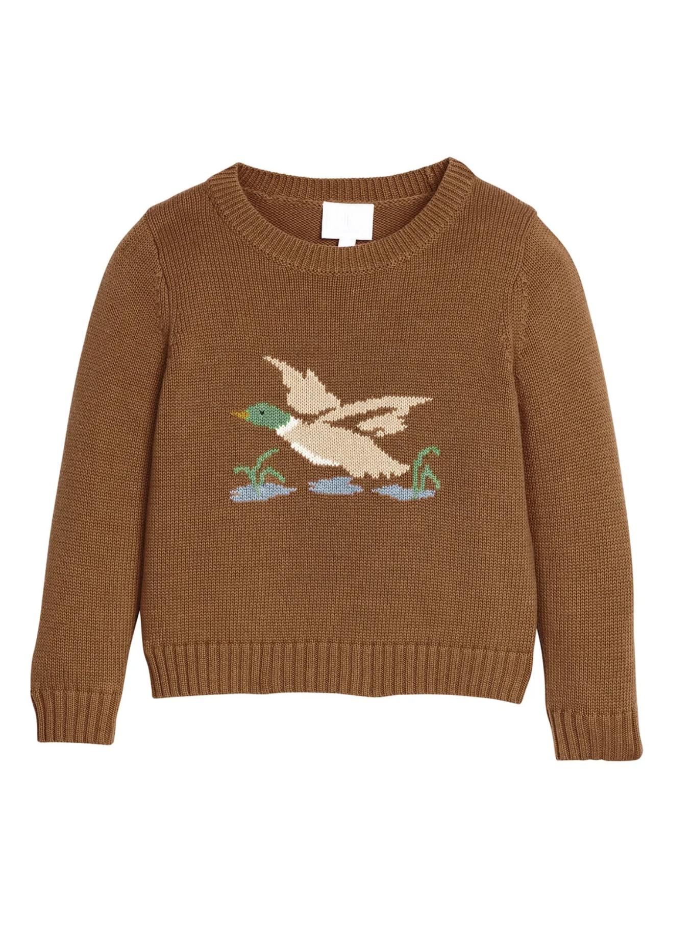 Intarsia Sweater- Flying Mallard