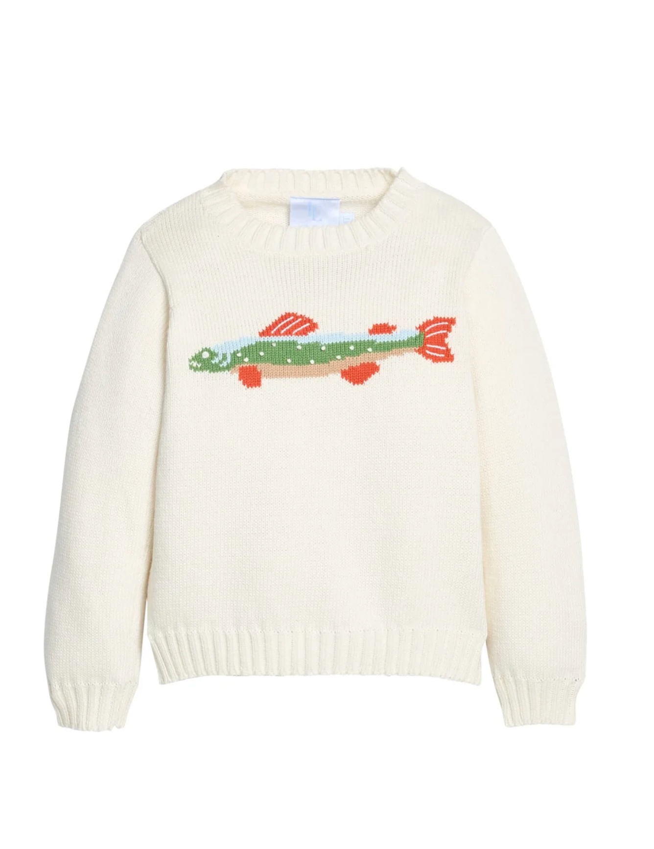 Intarsia Sweater- Brook Trout