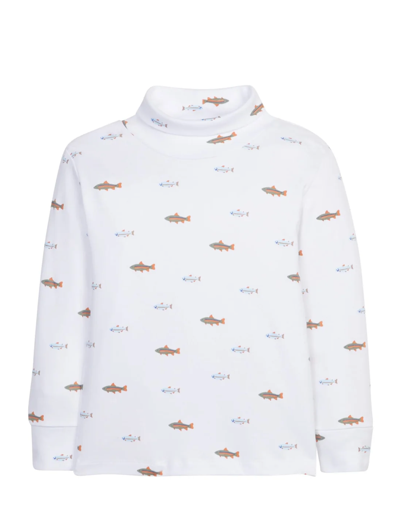Printed Turtleneck - Fish