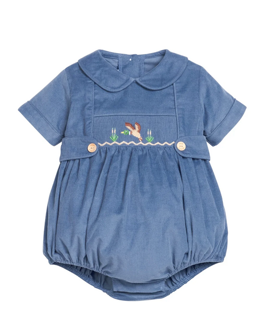 Smocked Daniel Bubble- Flying Mallard