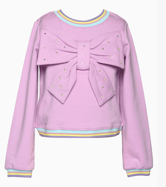 Long Sleeve Bow Detail Top