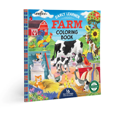 Farm Square Coloring Book