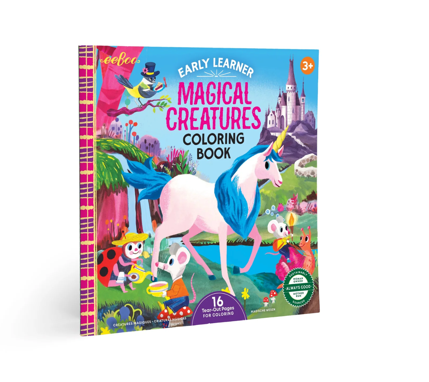 Magical Creatures Square Coloring Book