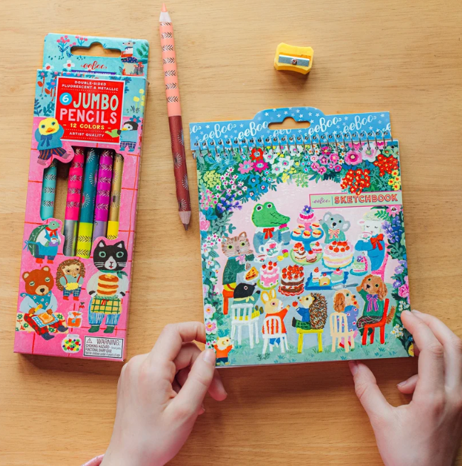 Sweet Celebration 6 Jumbo Pencils