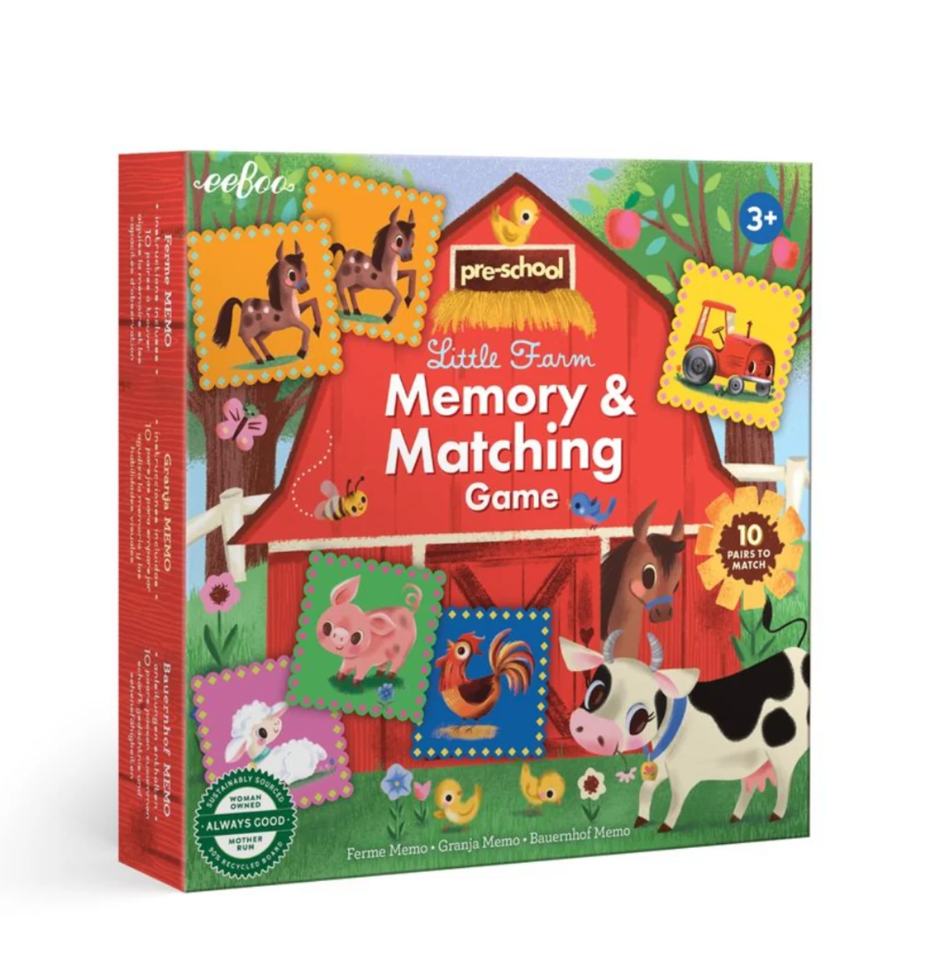 Pre-School Little Farm Matching Game