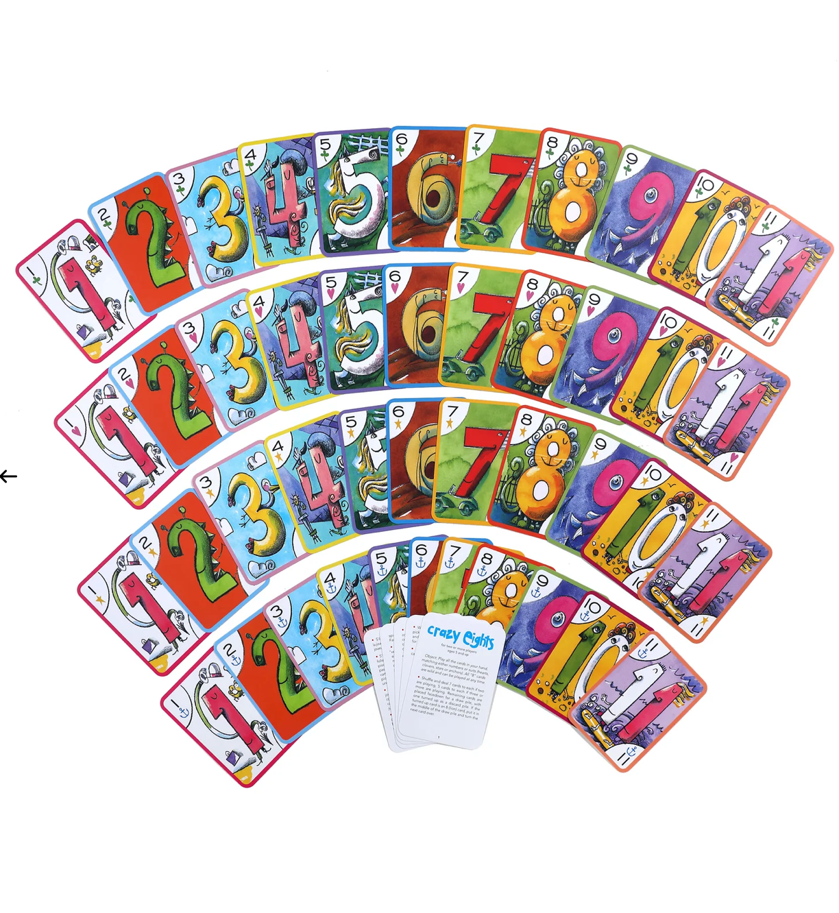 Crazy Eight Playing Cards
