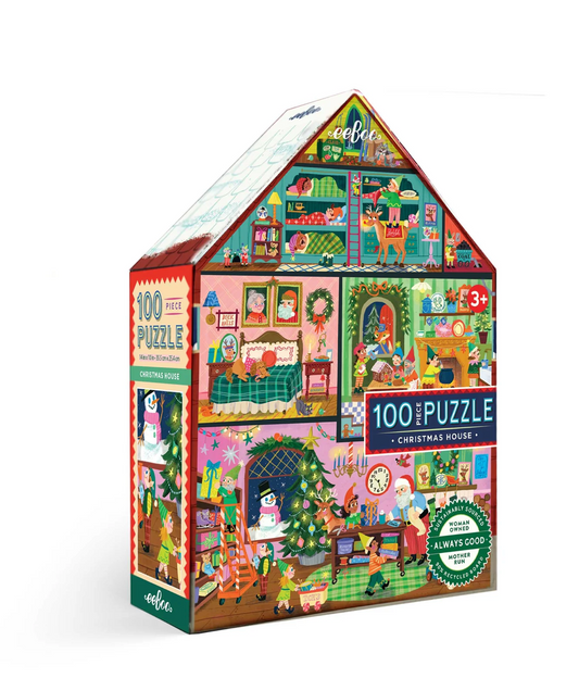 Christmas House 100 Puzzle