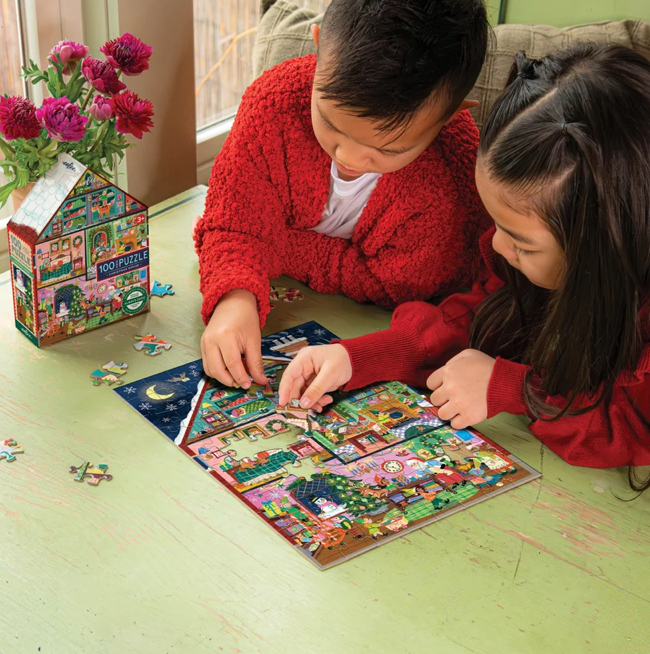 Christmas House 100 Puzzle