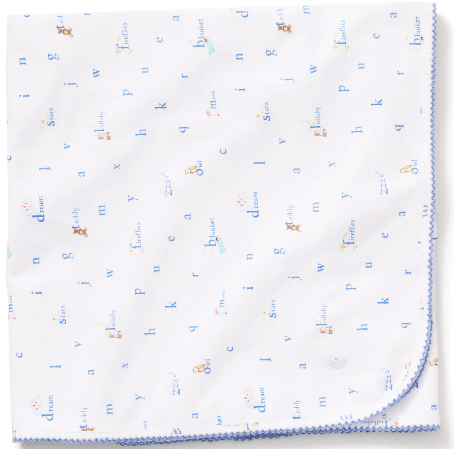 Letters and Lullabies Pima Blanket