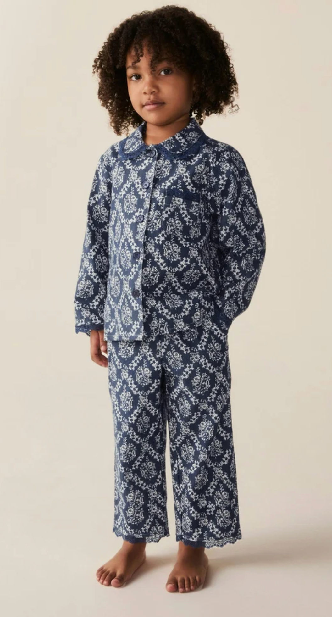 Twill Pajama Set Innkeeper Trellis