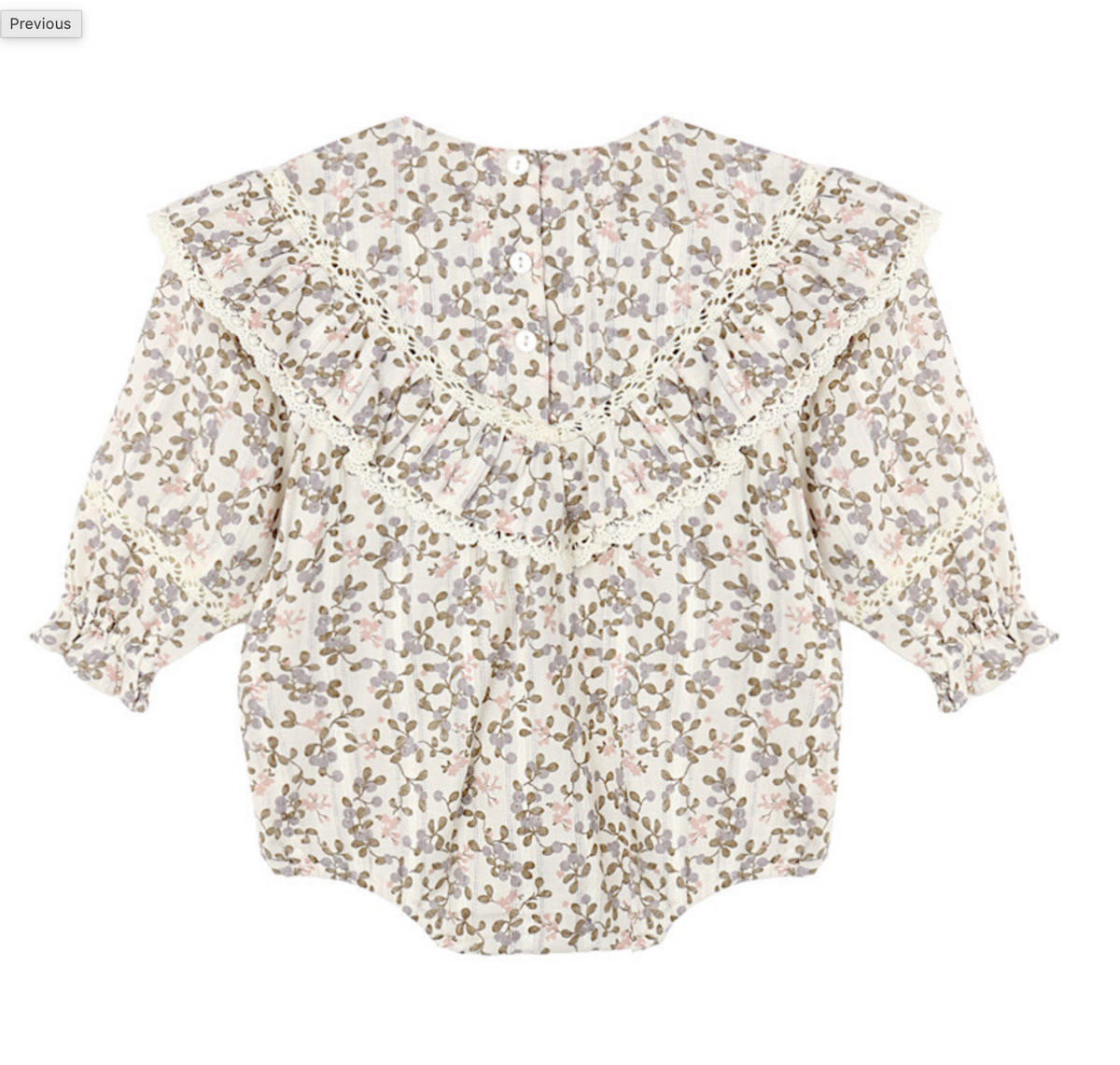 Winnie Romper Winter Garden