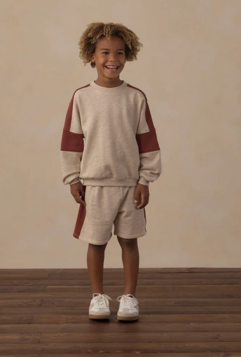 Boxing Sweat Short Heathered Ash