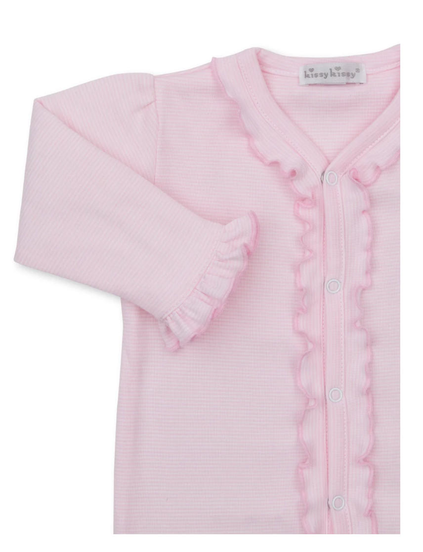 Rockers Pink Stripe Footie