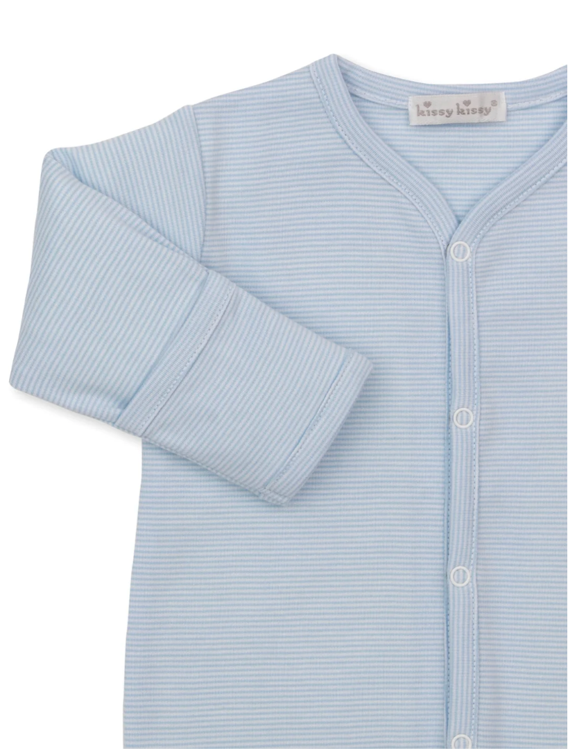 Rockers Blue Stripe Footie