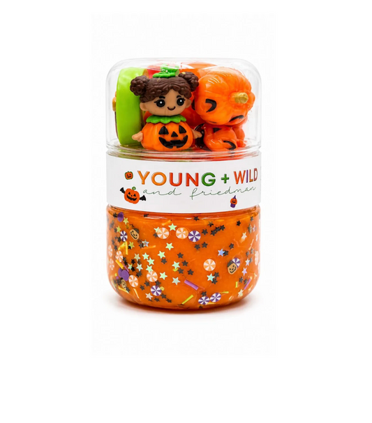 Grab & Go Dough Jar- Jack-O-Lantern
