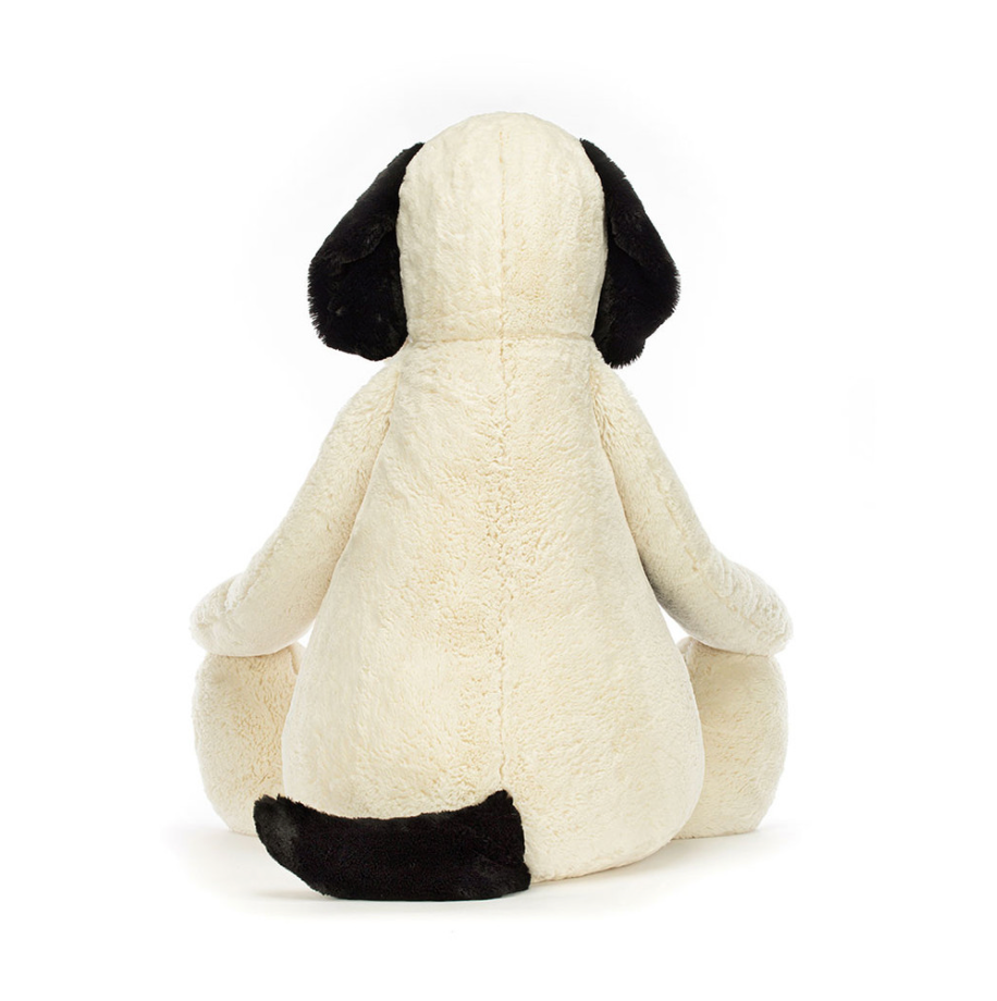Bashful Rufferty Black & Cream Puppy Giant