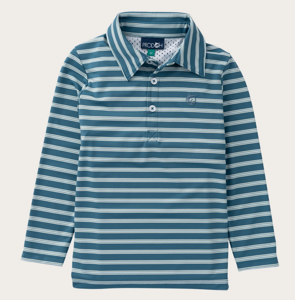 Pro Performance Polo Taperstry Green Stripe