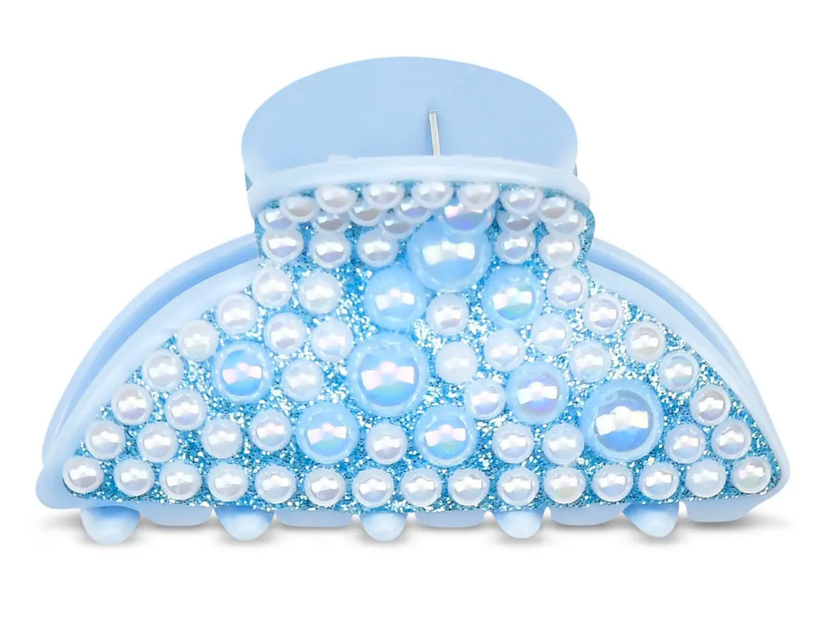 Blue Pearl Hair Clip