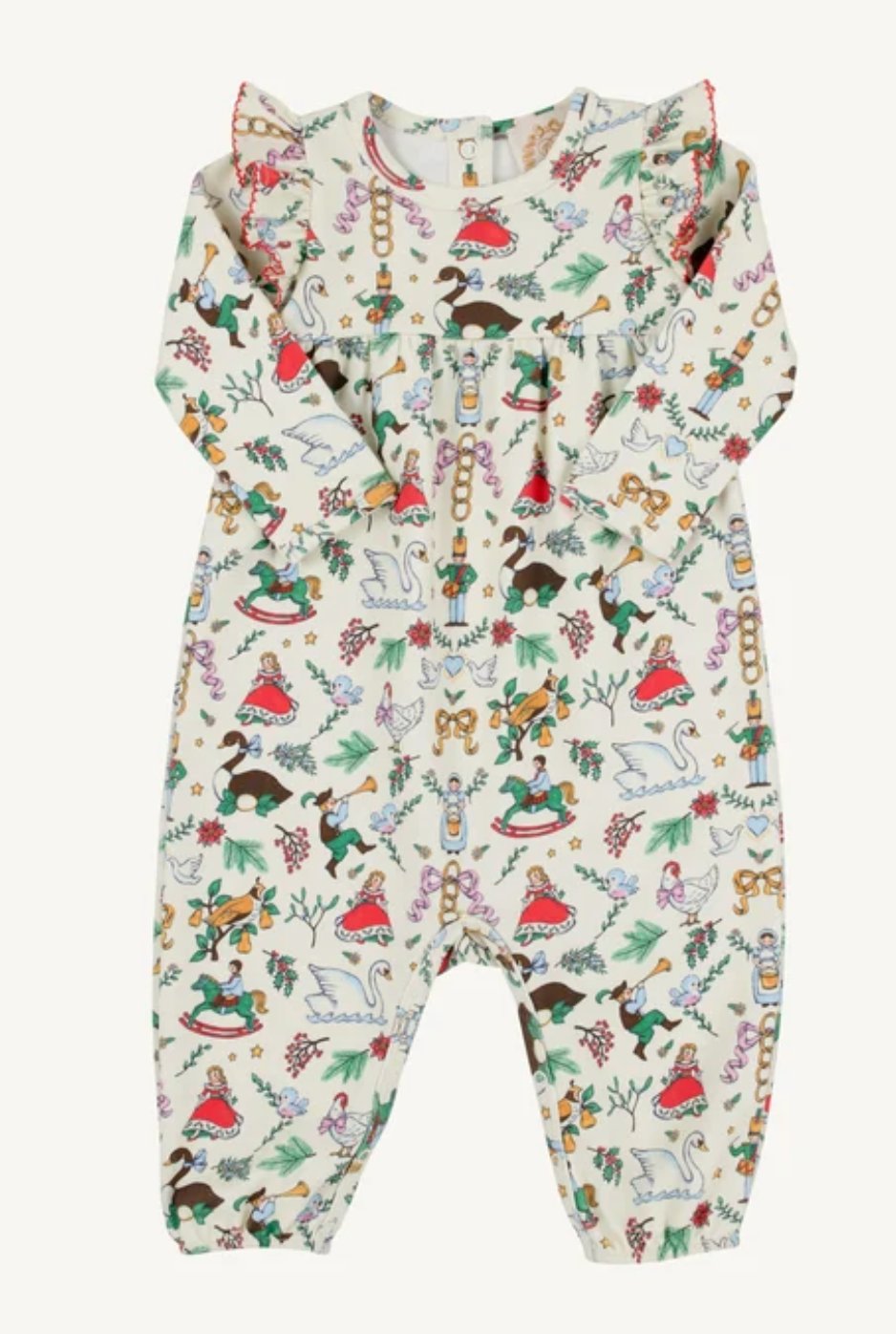 Leigh Ann Angel Sleeve Romper 12 Days of Christmas