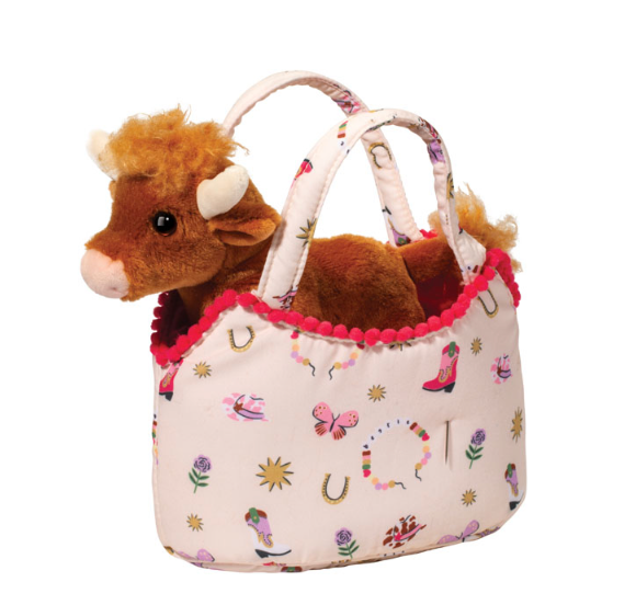Bestie Westie Sassy Pet Sak w/ Highland Cow