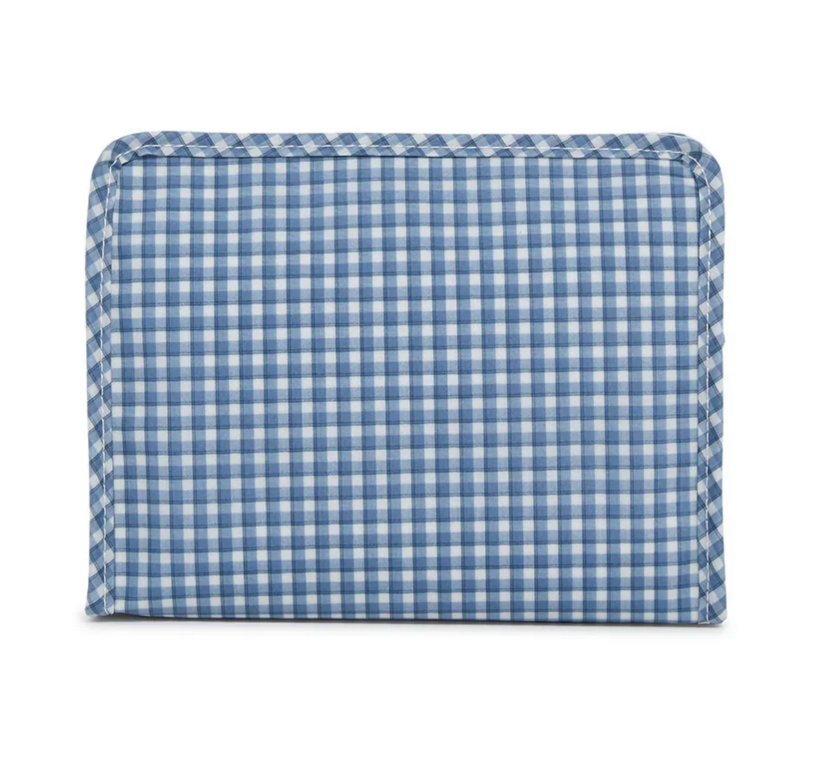Roadie Large Zip Pouch Rodeo Check Indigo