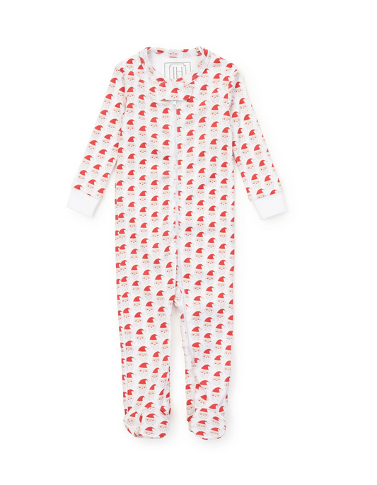 Parker Zipper Pajama- Whimsical Santa