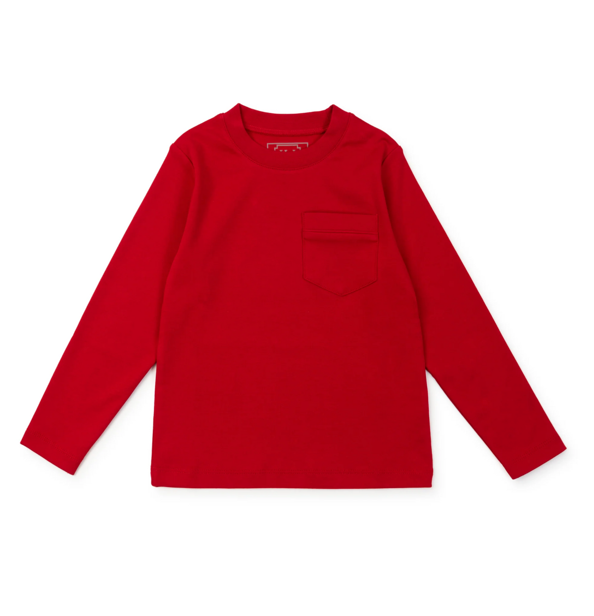 Blake Boys Longsleeve Pocket T-Shirt- Red