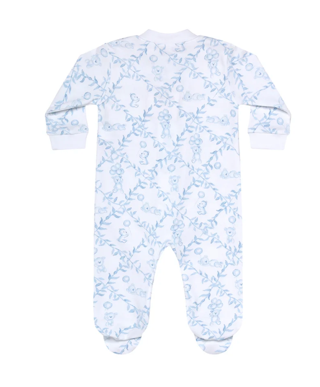 Blue Safari Crossover Footie