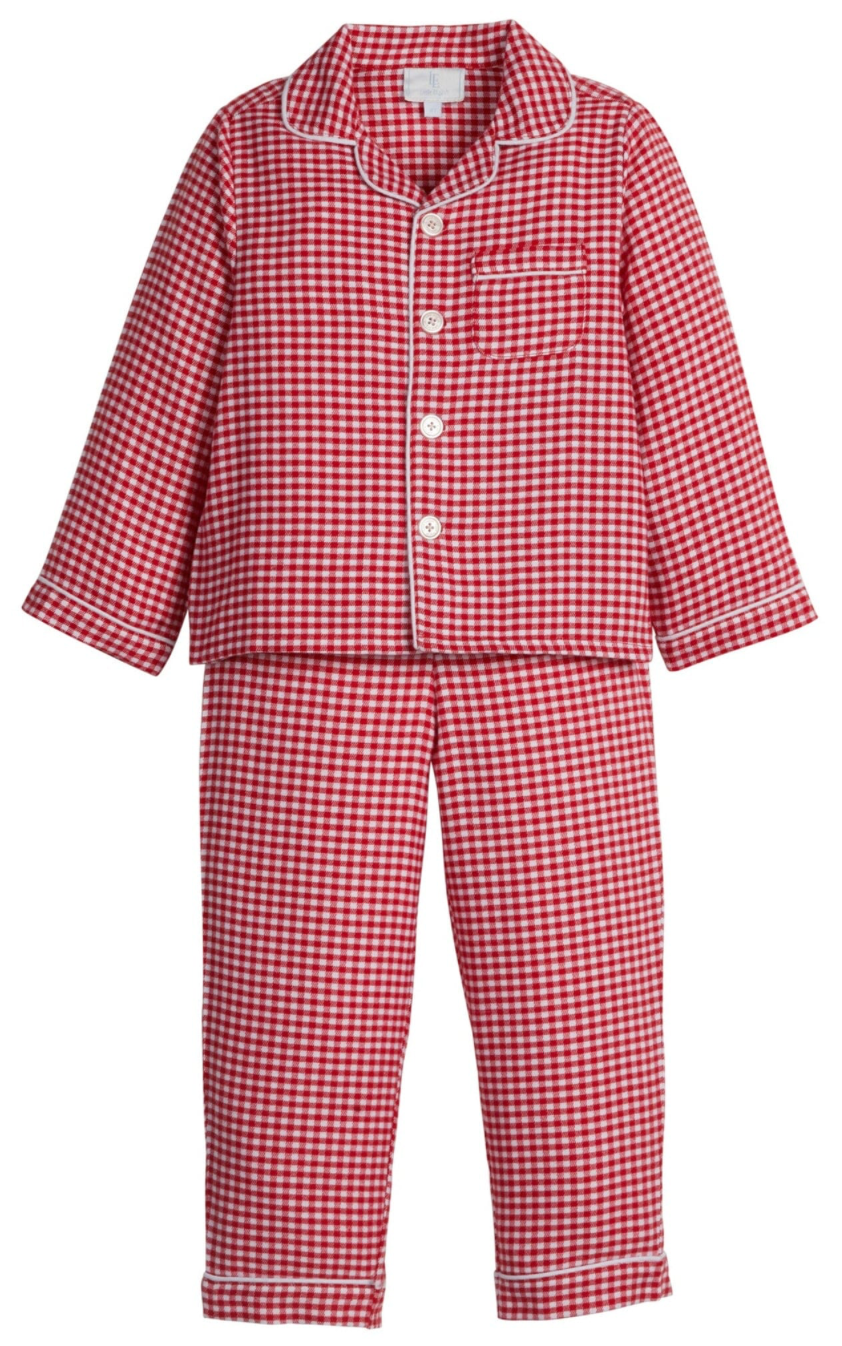 Classic Pajama Set- Red Gingham