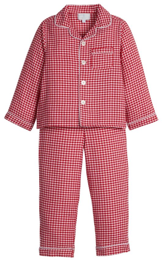 Classic Pajama Set- Red Gingham
