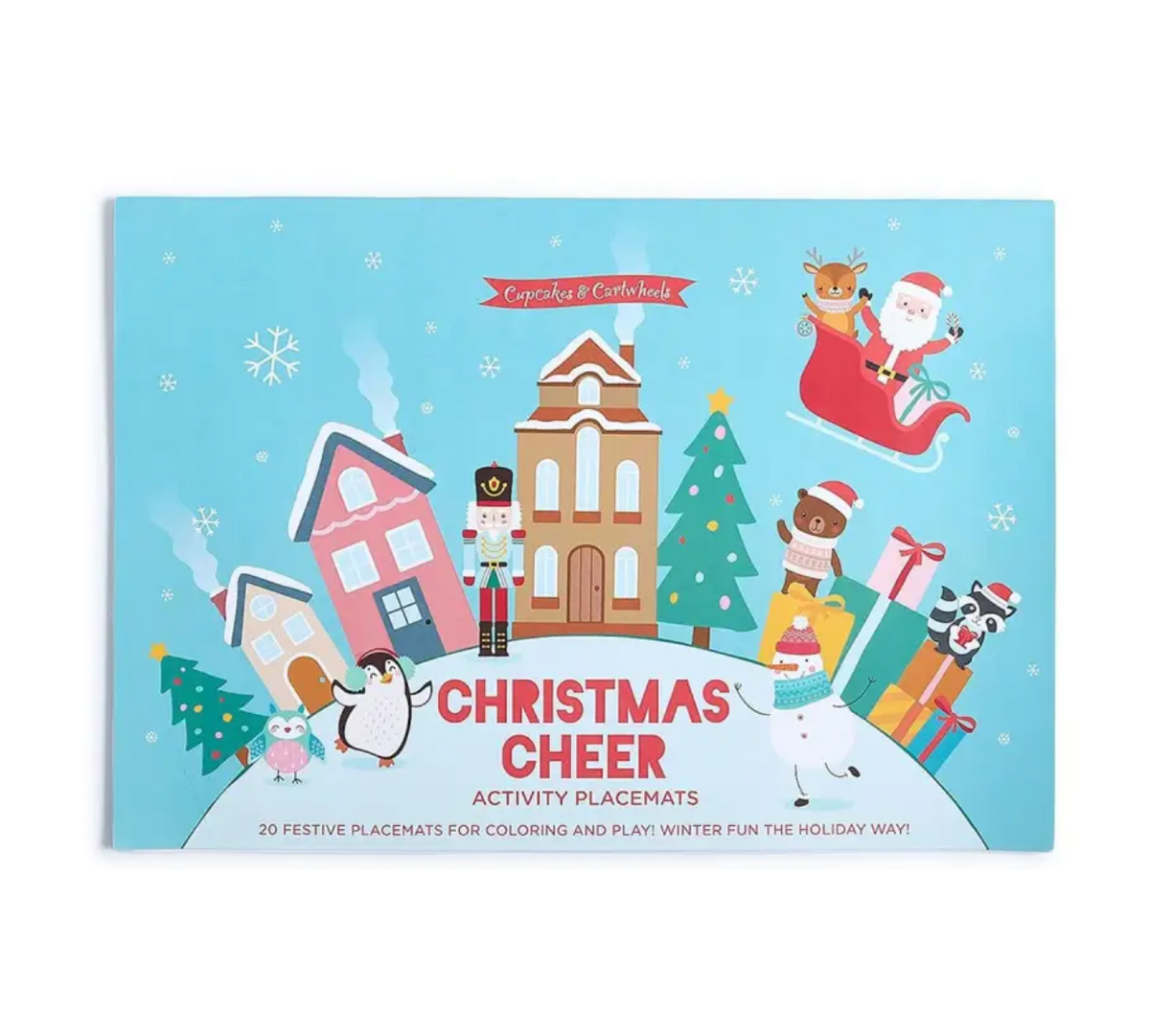 Christmas Coloring and Activity Paper Placemats Book