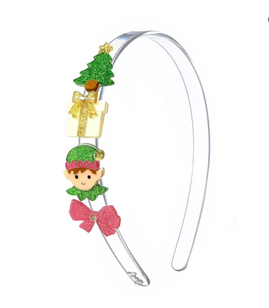 Elf Present Tree Headband