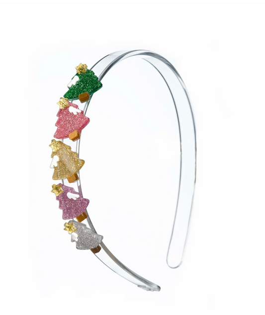 Tree Multi Pink and Gold Headband
