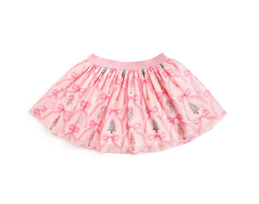 Nutcracker Trellis Christmas Tutu Skirt
