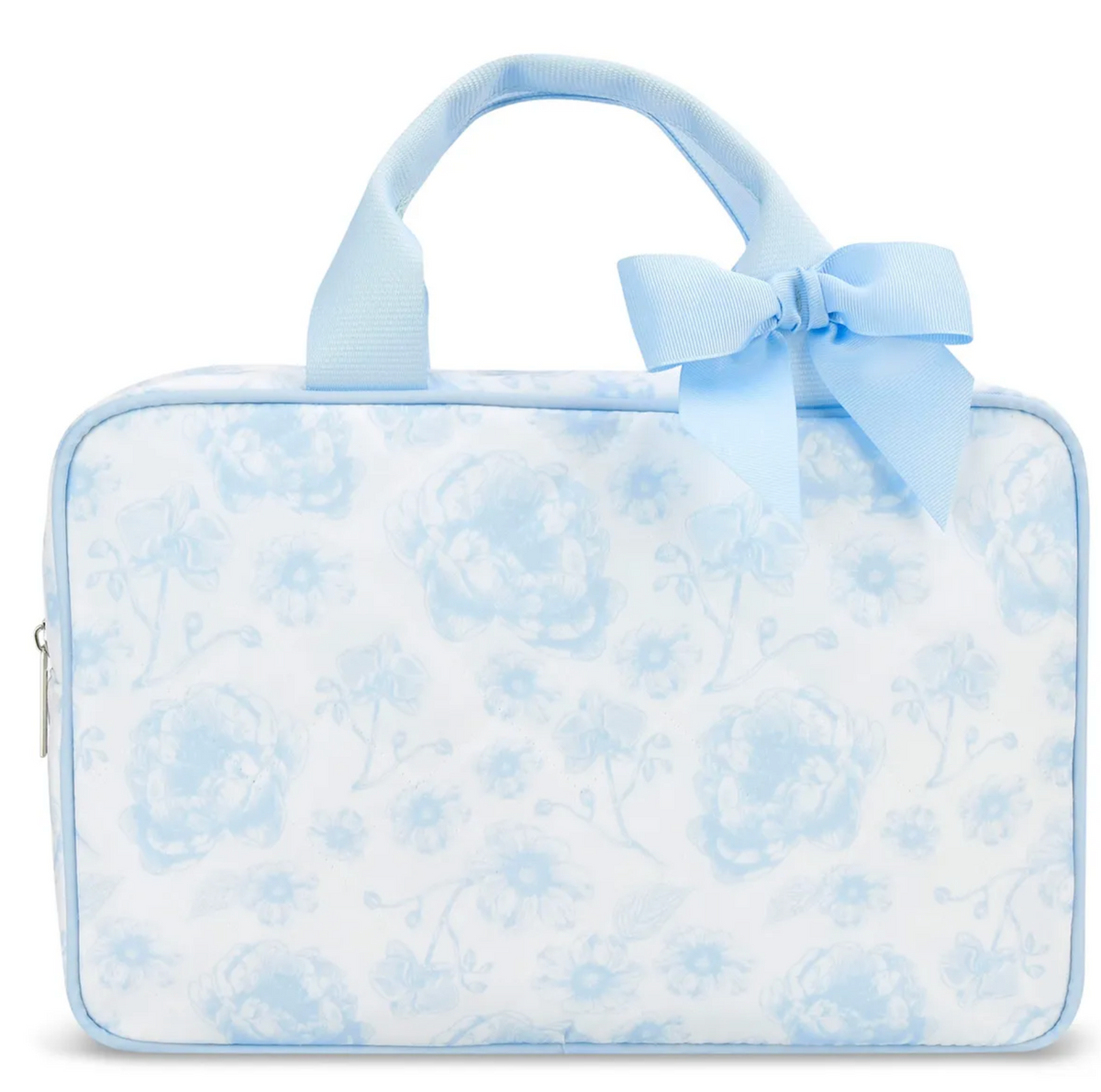 Blue Toile Cosmetic Bag