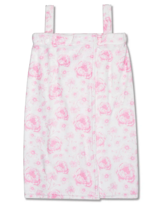 Pretty Pink Toile Spa Wrap