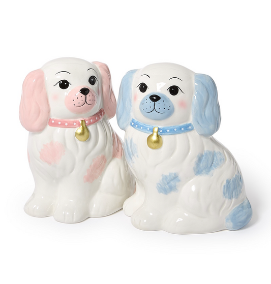 Staffordshire Dog Hand Painted Bank