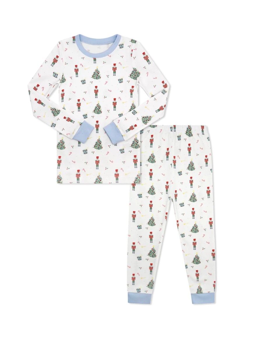 Sweet Pea PJ Set- Enchanted Toy Box, Palmer Blue