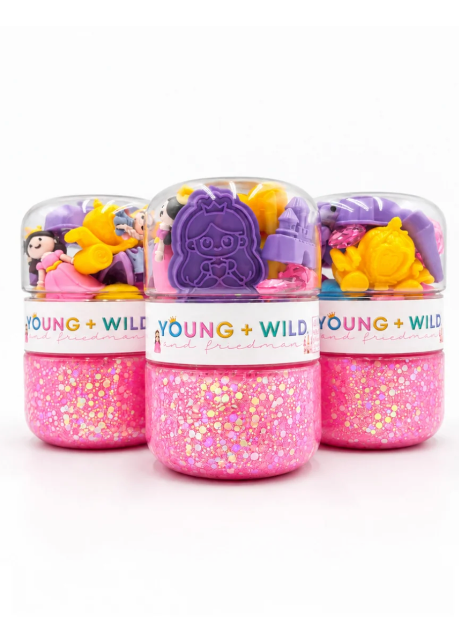 Grab & Go Dough Jar- Princess