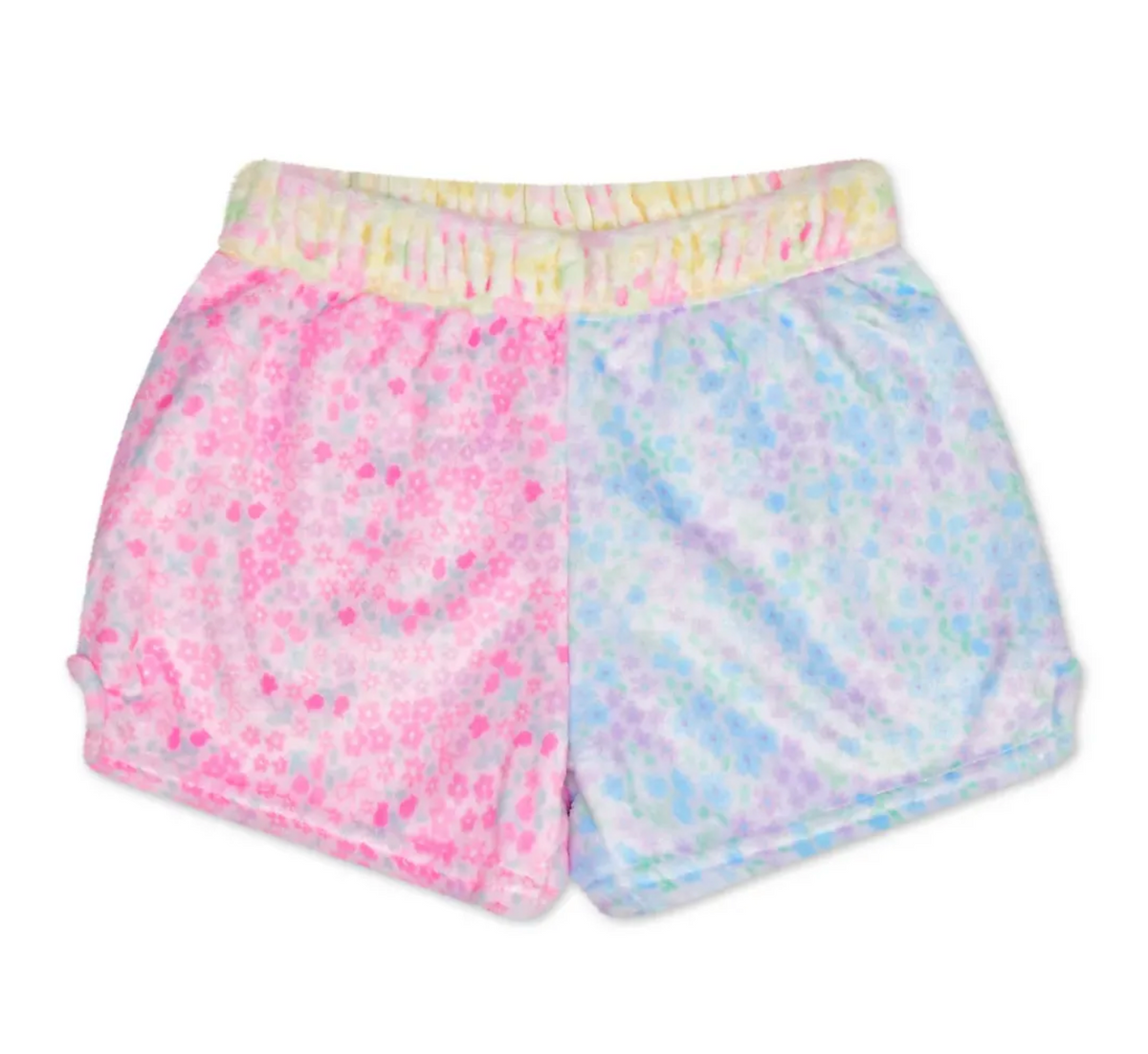 Ditsy Patchwork Plush Shorts
