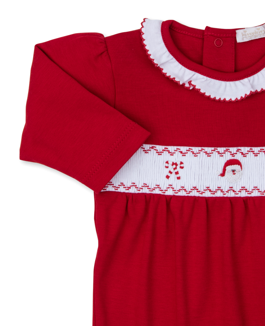 CLB Holiday Medley Footie with Hand Smock